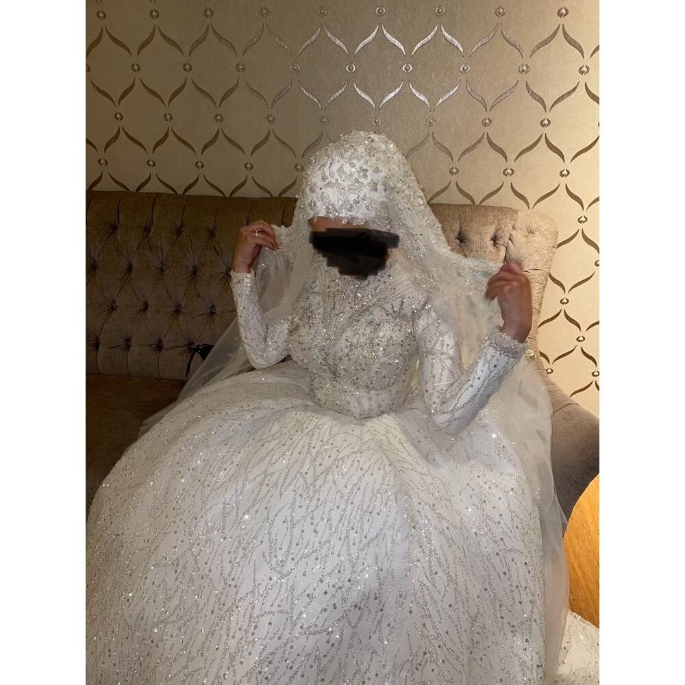 Wedding Dress & Headpiece Size 2/4